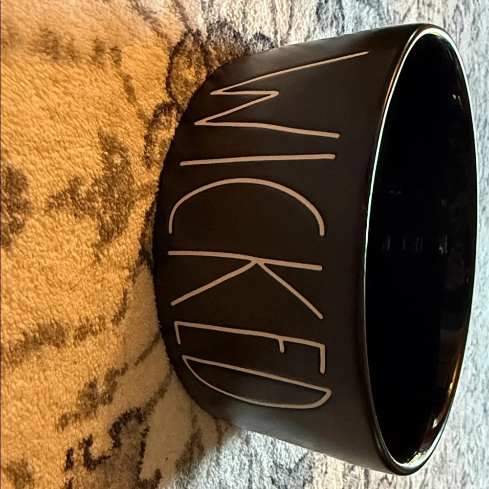 Rae Dunn 'Wicked’ and ‘Beware Of Me’ Pet Bowls